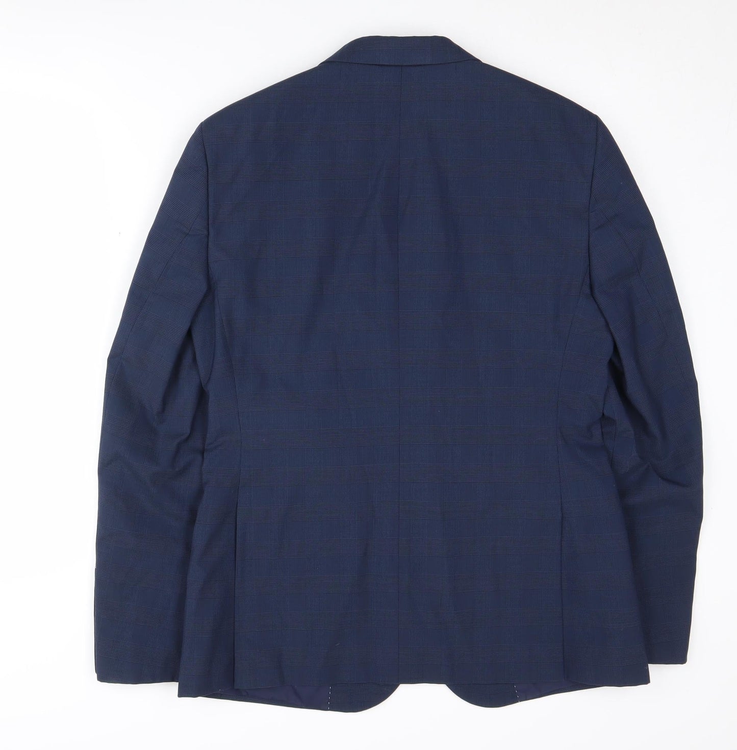 Mens UK Size 38 Marks and Spencer Regular Blue Suit Jacket
