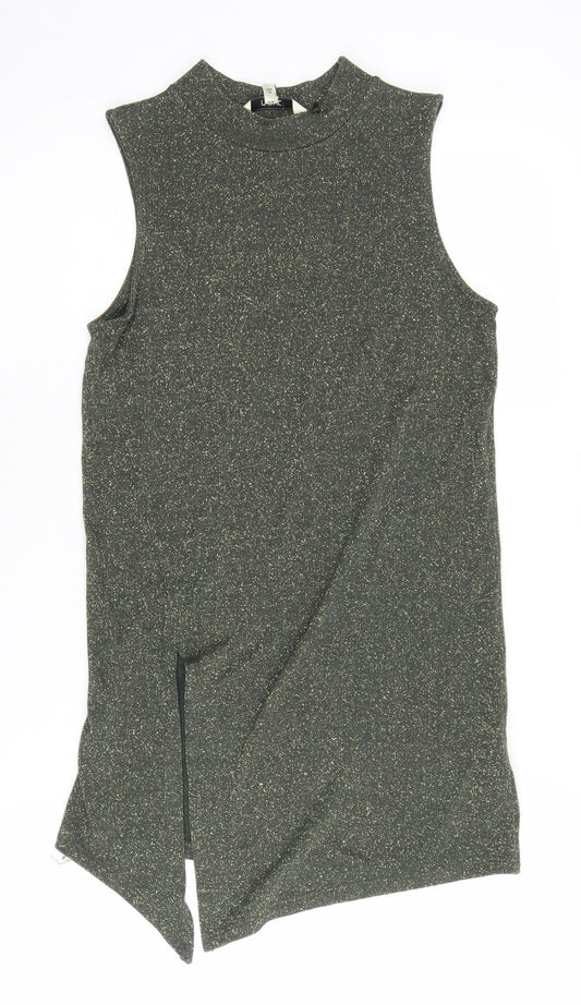 Womens UK Size 6 NEXT Green Basic Tank