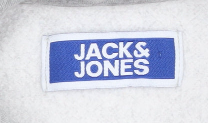 Jack & Jones Boys Grey Pullover Hoodie 14 Years