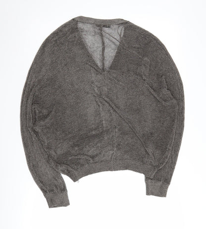 Womens UK Size 12 Zara Grey Full Zip Jumper