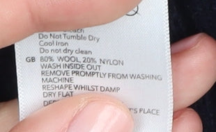 Hammond & Co. Men's XL Black Full Zip Jumper