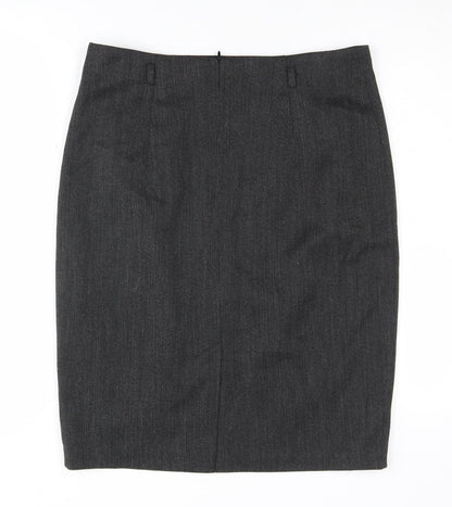Marks and Spencer Women's Black Pencil Skirt, Size 14