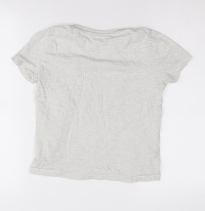 U.S. Polo Assn. Boys Grey Graphic T-Shirt, Size 8-9 Years