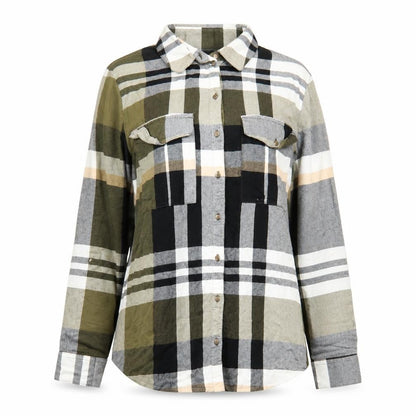 Womens UK Size 6 River Island Multicoloured Basic Button-Up