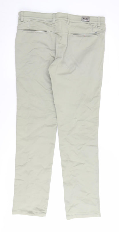 In-Just Men's Beige Chino Trousers, Size 36, Regular Fit