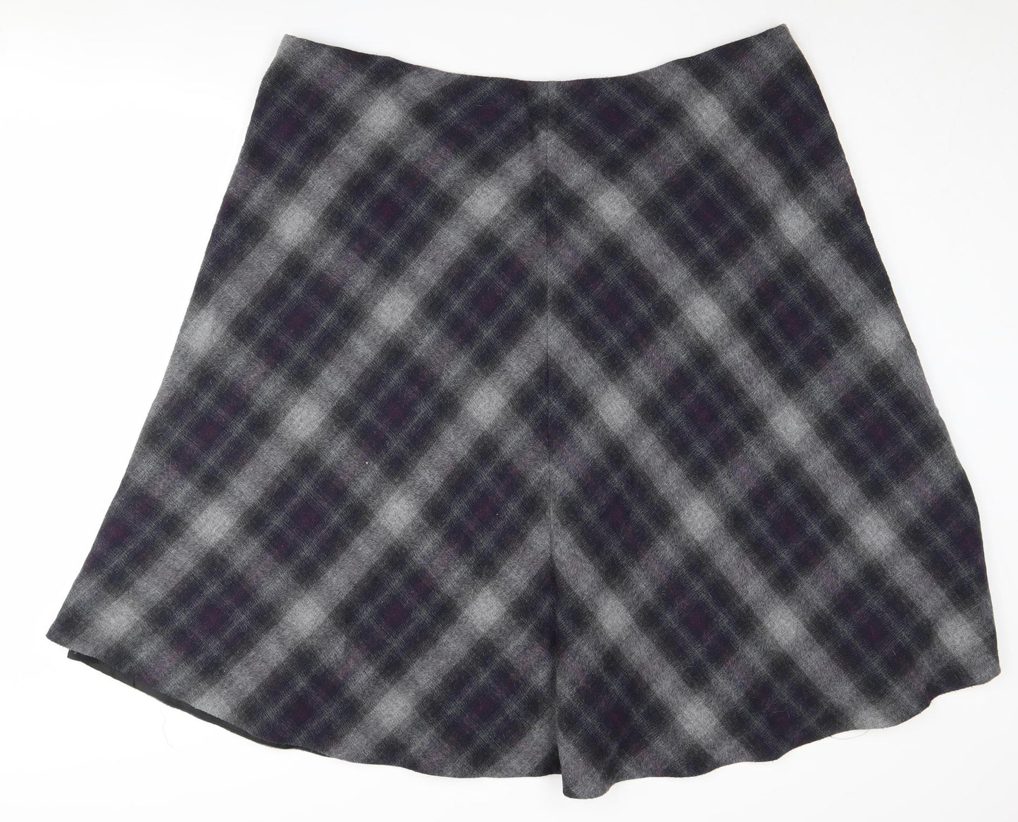 Marks and Spencer Women's Check A-Line Skirt Size 22