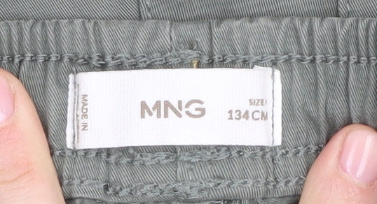 MNG Boys Green Jogger Trousers 10 Years Casual Elastic Waist