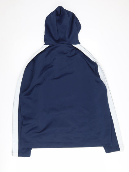 Mens UK Size L PUMA Blue Pullover Hoodie