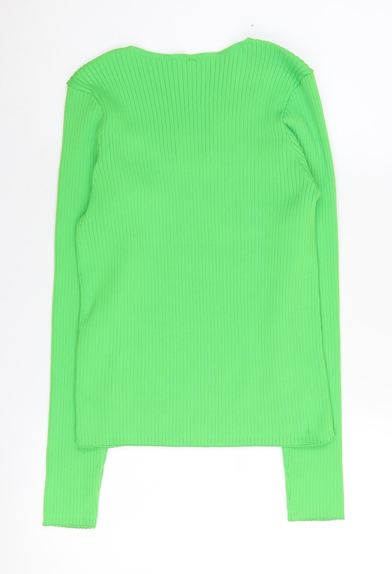 Womens UK Size L Only Green Pullover Jumper