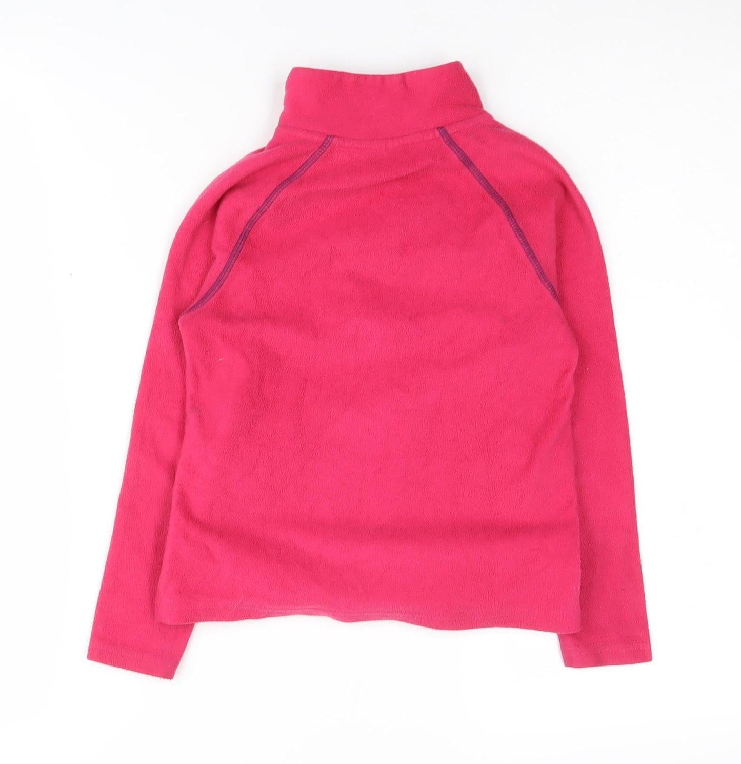 Crane Girls Pink Fleece 1/4 Zip Sweatshirt, 5-6 Years