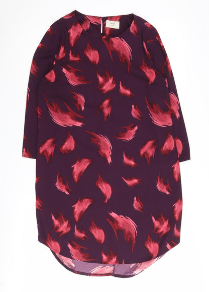 Hush Women’s Purple Shift Dress Size 12 - Elegant Workwear