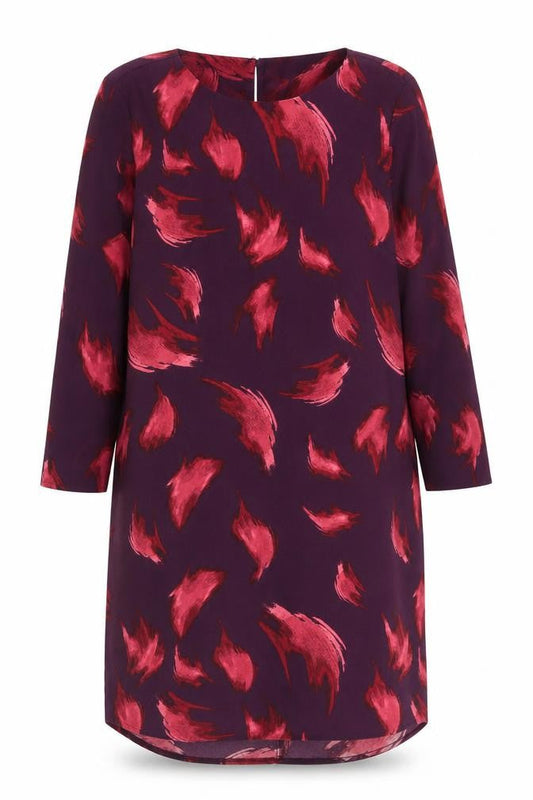 Hush Women’s Purple Shift Dress Size 12 - Elegant Workwear