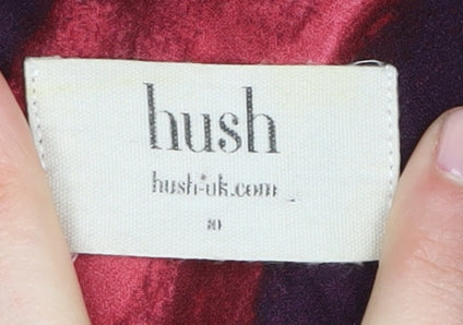 Hush Women’s Purple Shift Dress Size 12 - Elegant Workwear