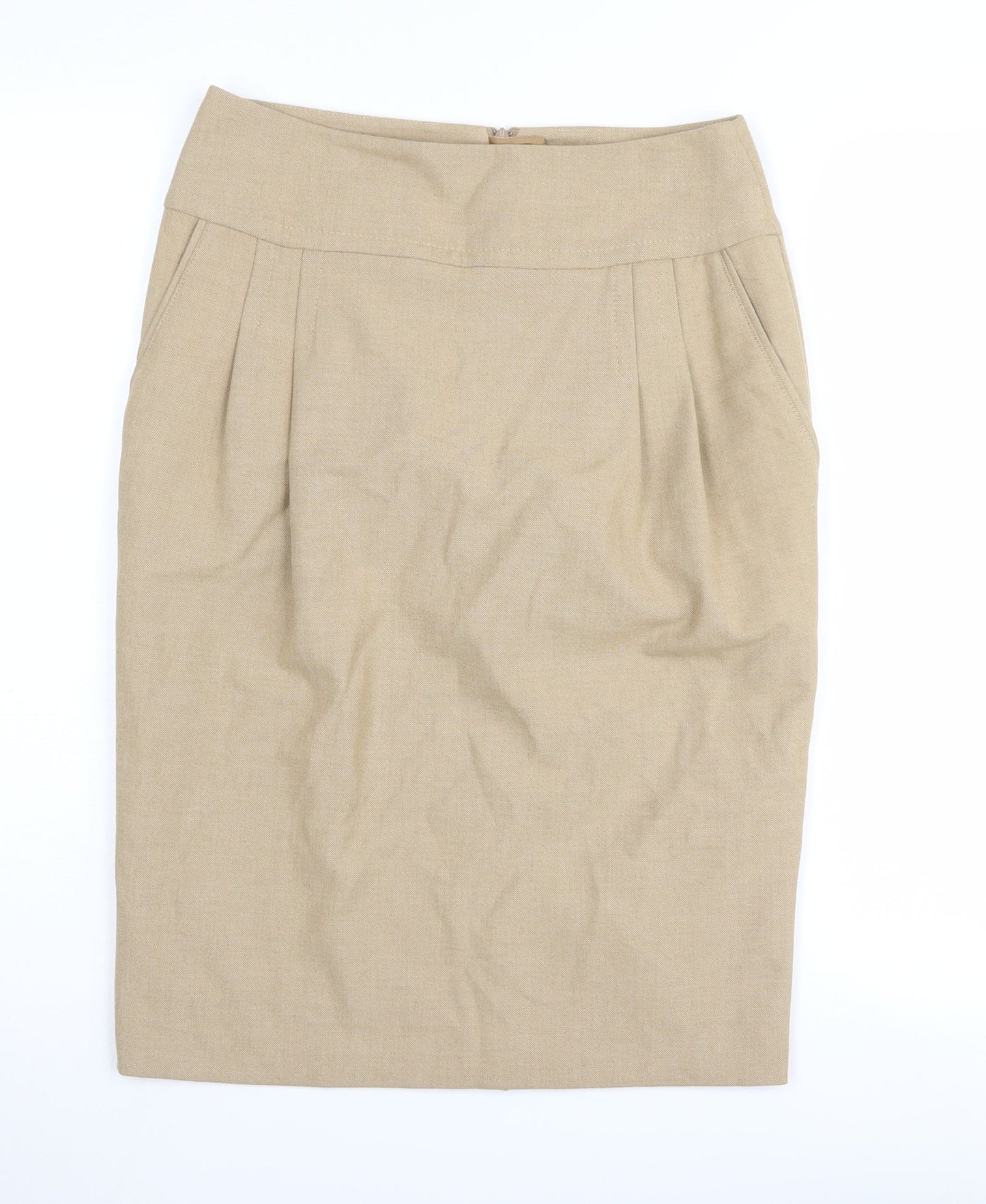 Limited Collection Women’s Beige Pencil Skirt Size 8