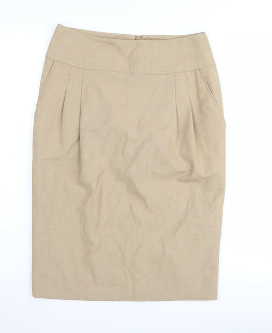 Limited Collection Women’s Beige Pencil Skirt Size 8