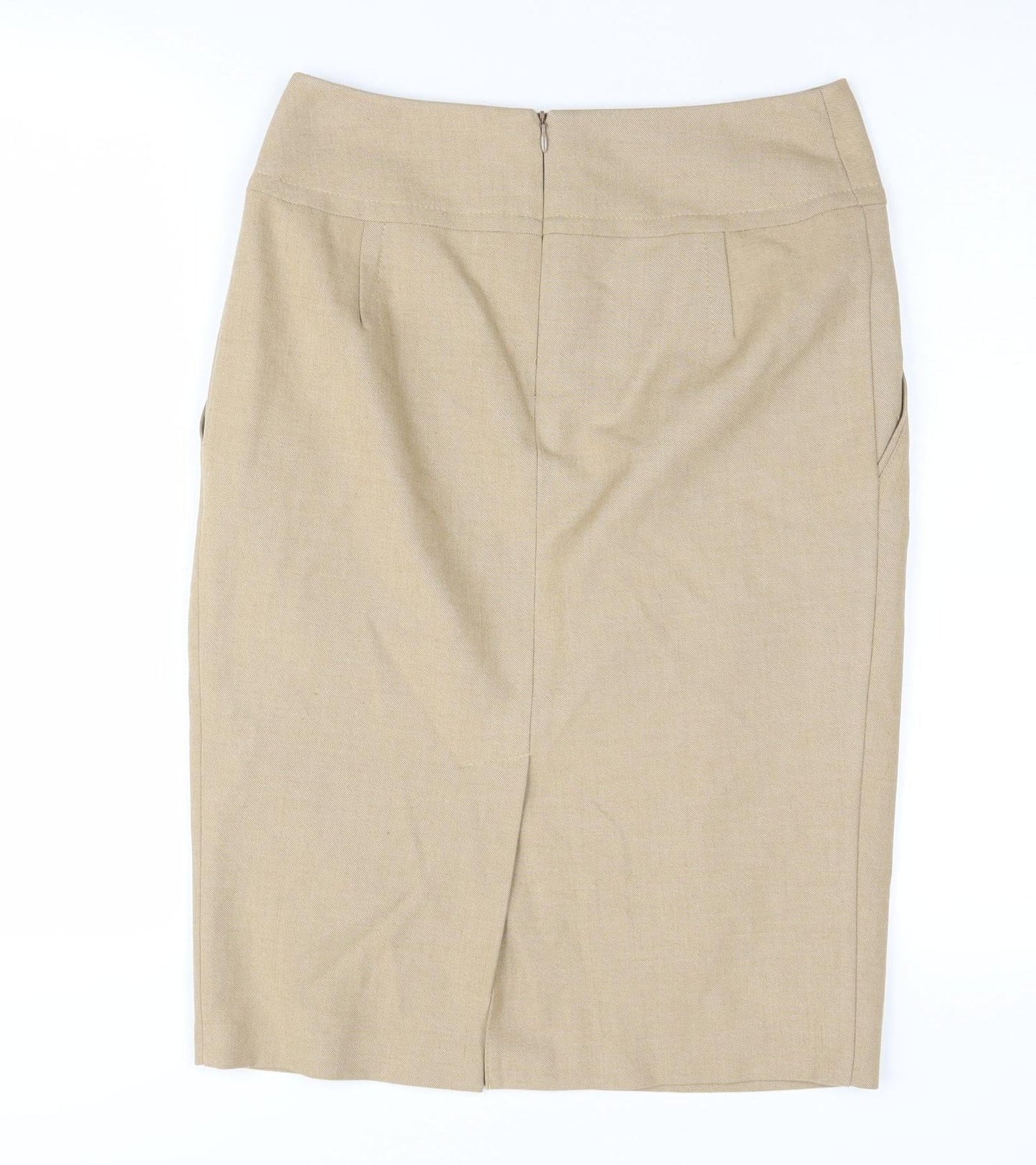 Limited Collection Women’s Beige Pencil Skirt Size 8