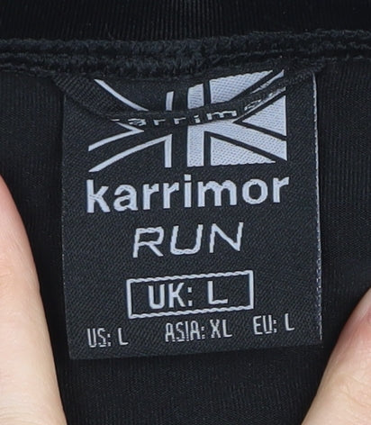 Karrimor Unisex Black Running Leggings L - Breathable & Stylish