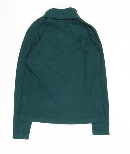 Uniqlo Women's Green Roll Neck Jumper S Long Sleeve