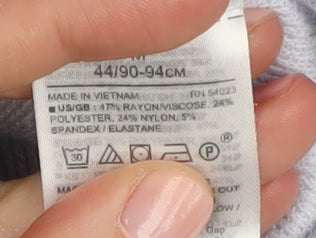 Banana Republic Women's Blue Wrap Jumper V-Neck Medium