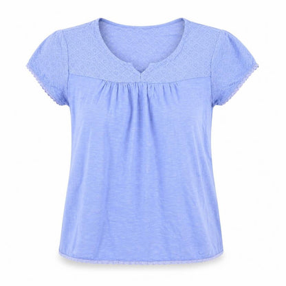 Womens UK Size 12 Mountain Warehouse Blue Basic T-Shirt