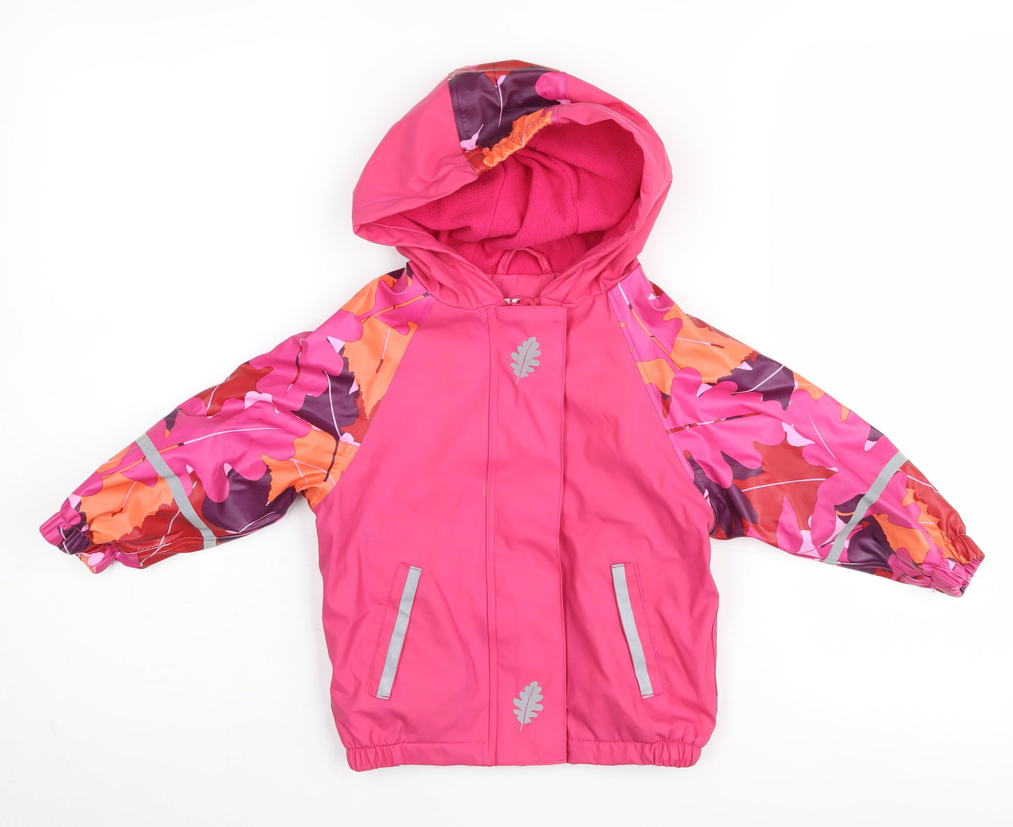 Lupilu Unisex Pink Rain Coat 12-24 Months - Waterproof & Hooded