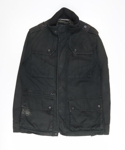 Mens UK Size M F.F.P. Green Military Jacket