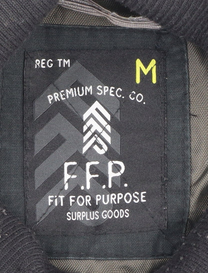 Mens UK Size M F.F.P. Green Military Jacket