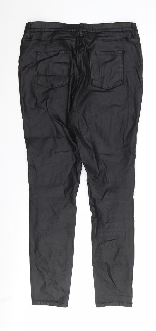 Womens UK Size 16 NEXT Regular Fit Jegging Black Trousers