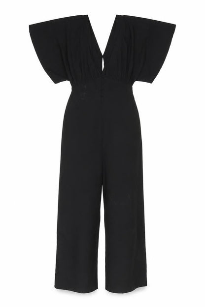 Womens UK Size 4 ASOS One-Piece Black Jumpsuit