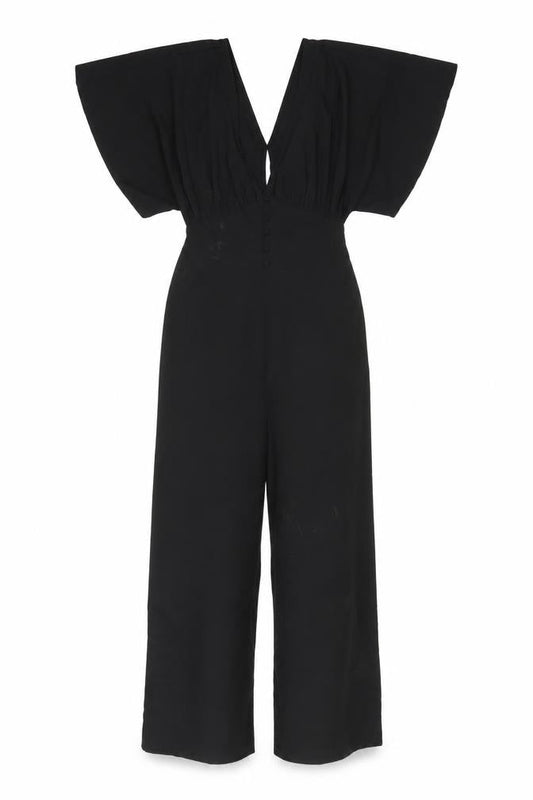 Womens UK Size 4 ASOS One-Piece Black Jumpsuit