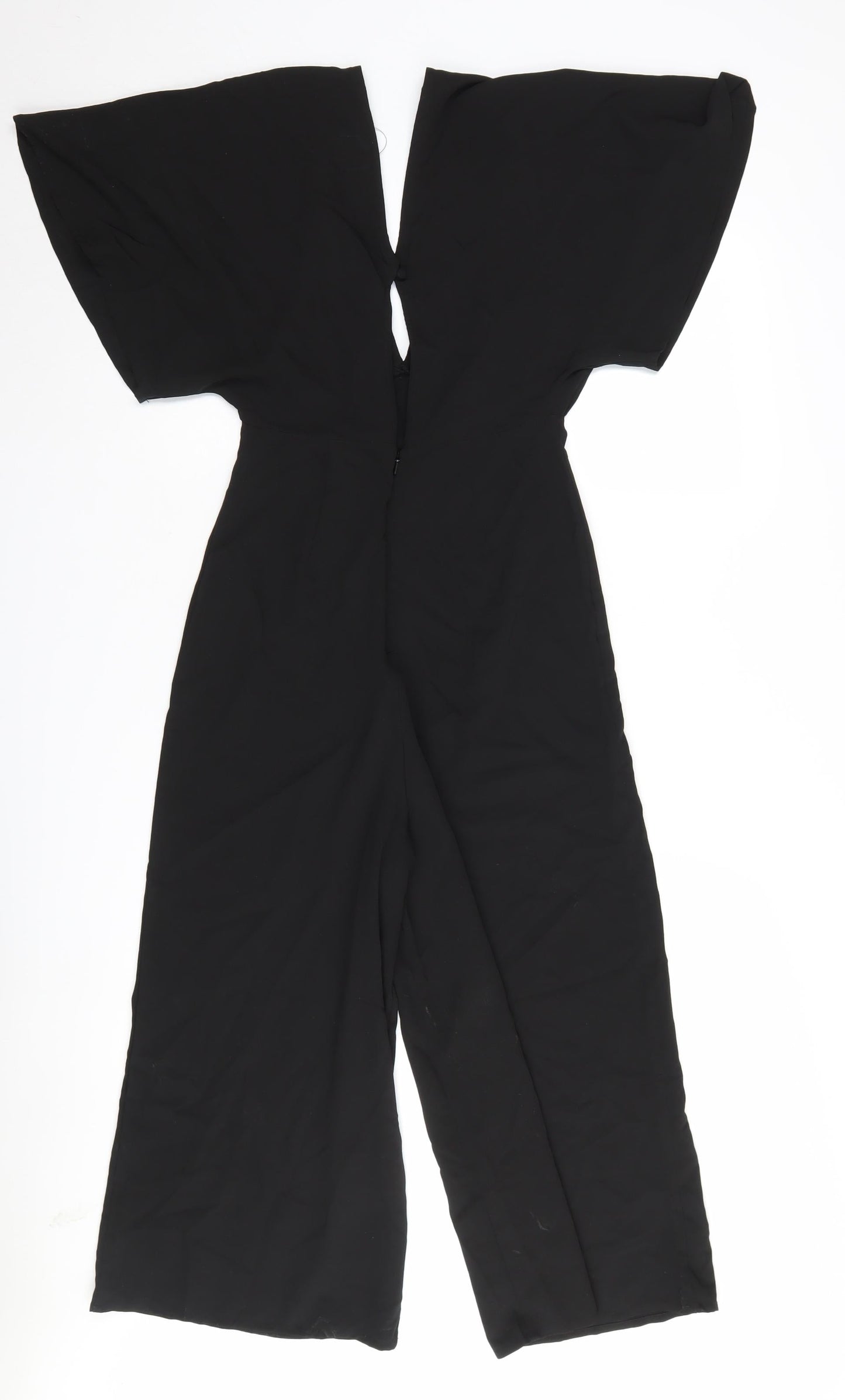 Womens UK Size 4 ASOS One-Piece Black Jumpsuit