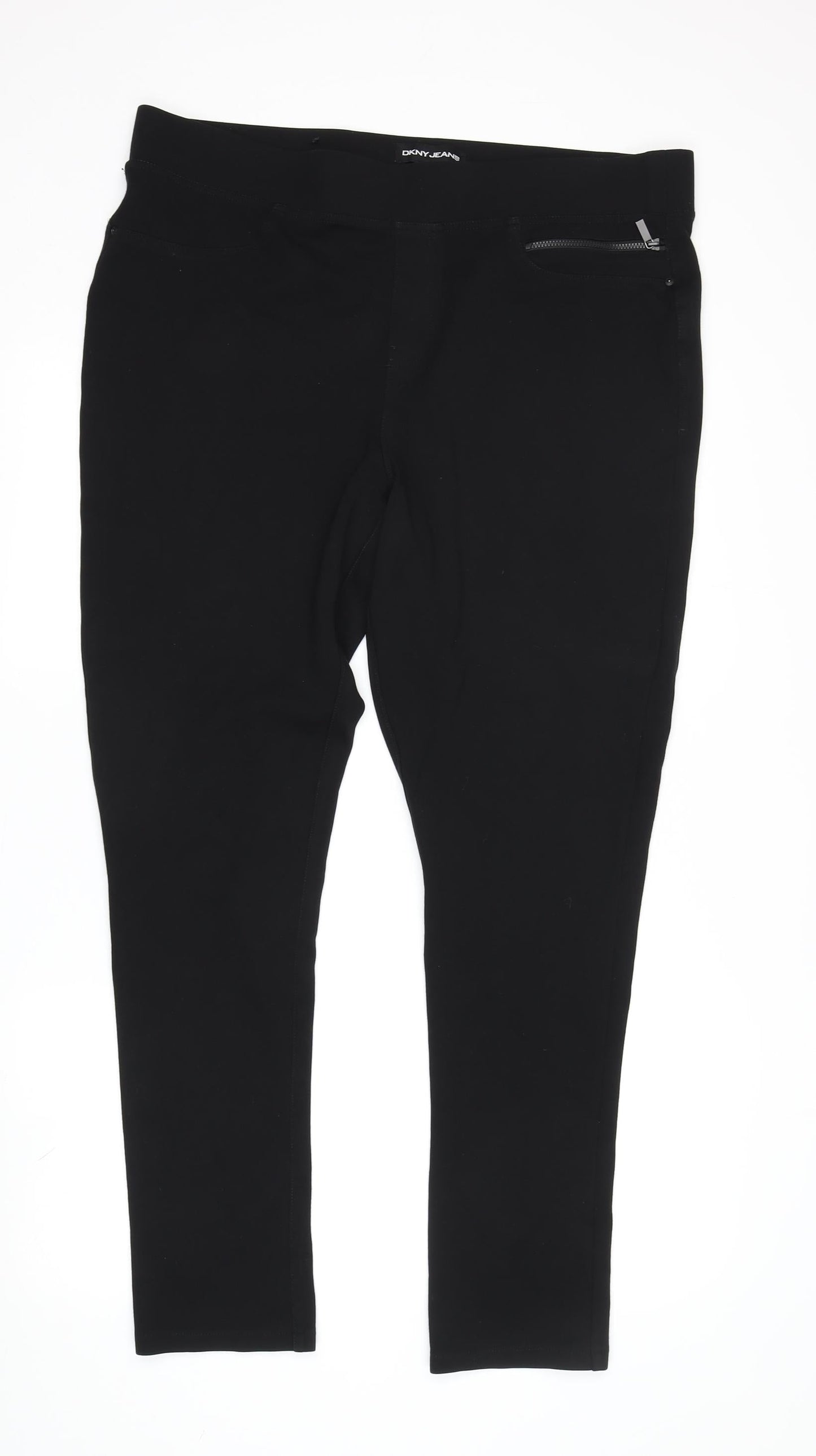 Womens UK Size XL DKNY  Jegging Black Leggings