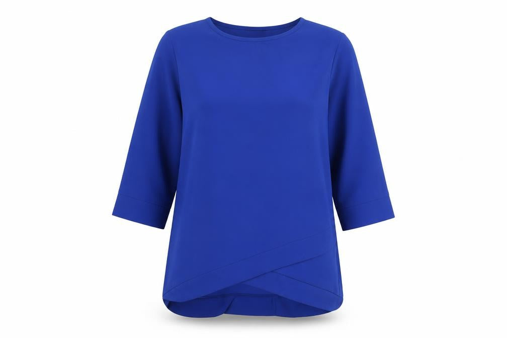 Womens UK Size 12 Quiz Blue Basic Tunic