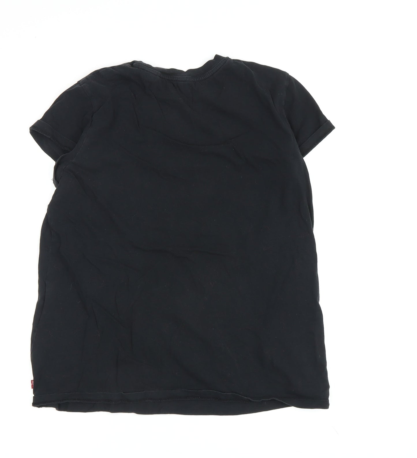 Womens UK Size S Levi's Black Basic T-Shirt