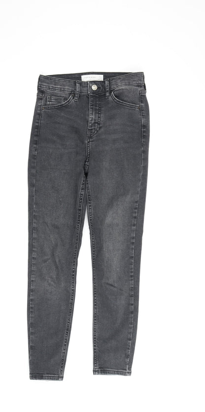 Topshop Women's Black Skinny Jeans - Size 6
