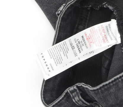 Topshop Women's Black Skinny Jeans - Size 6