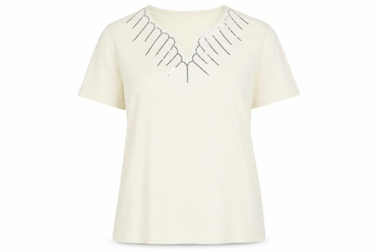 Womens UK Size L Damart White  T-Shirt