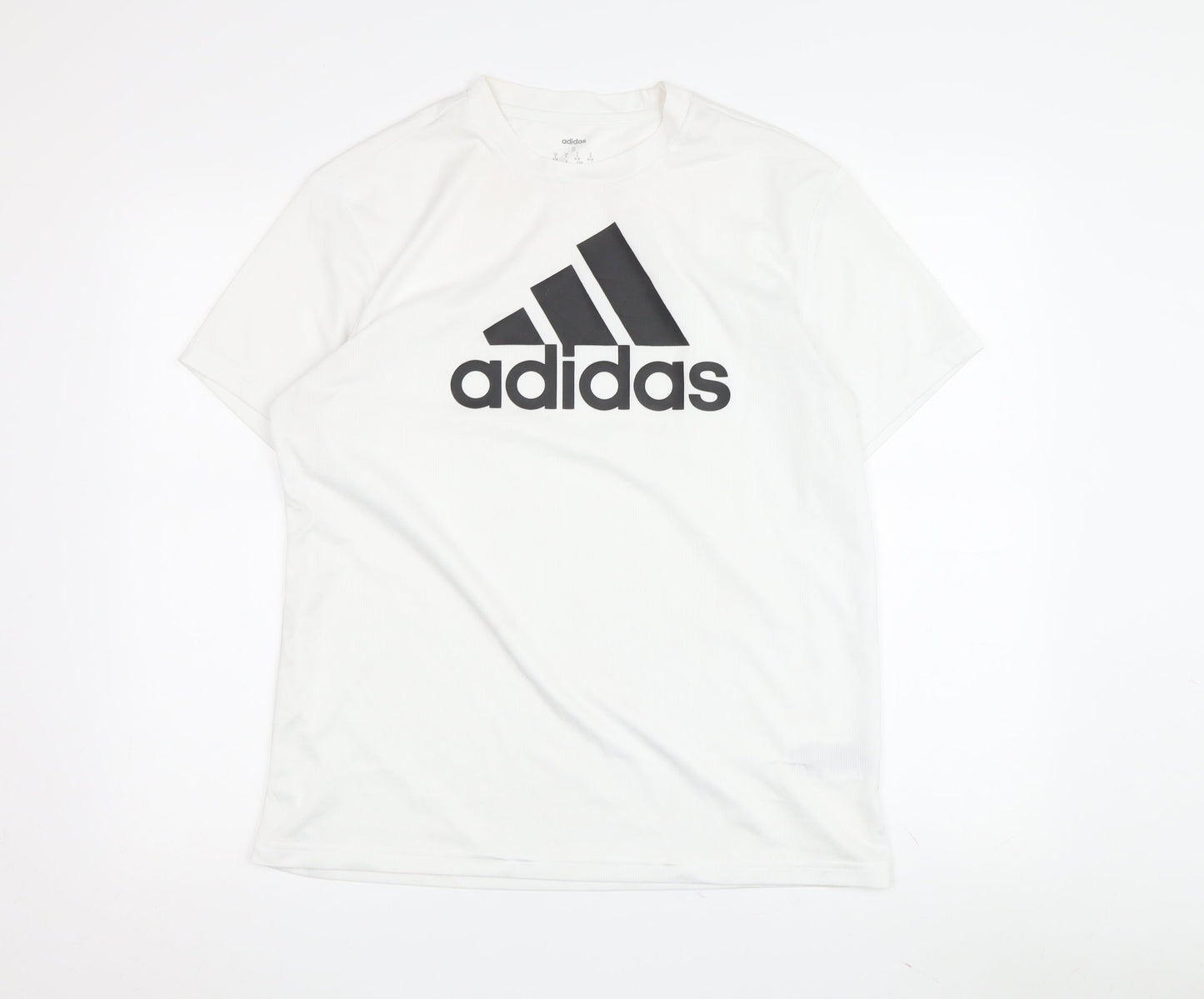 Adidas Unisex White S Basic T-Shirt Gymwear