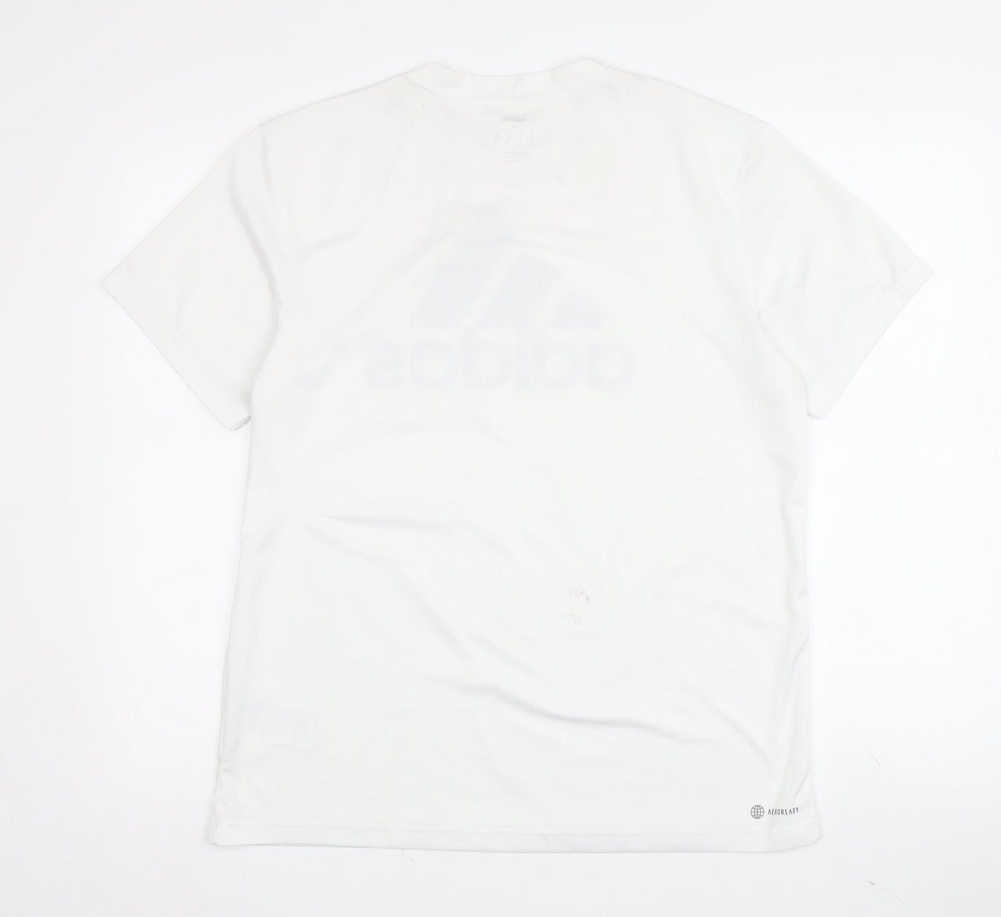 Adidas Unisex White S Basic T-Shirt Gymwear