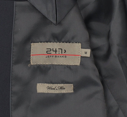 Mens UK Size M Jeff Banks Regular Blue Suit Jacket