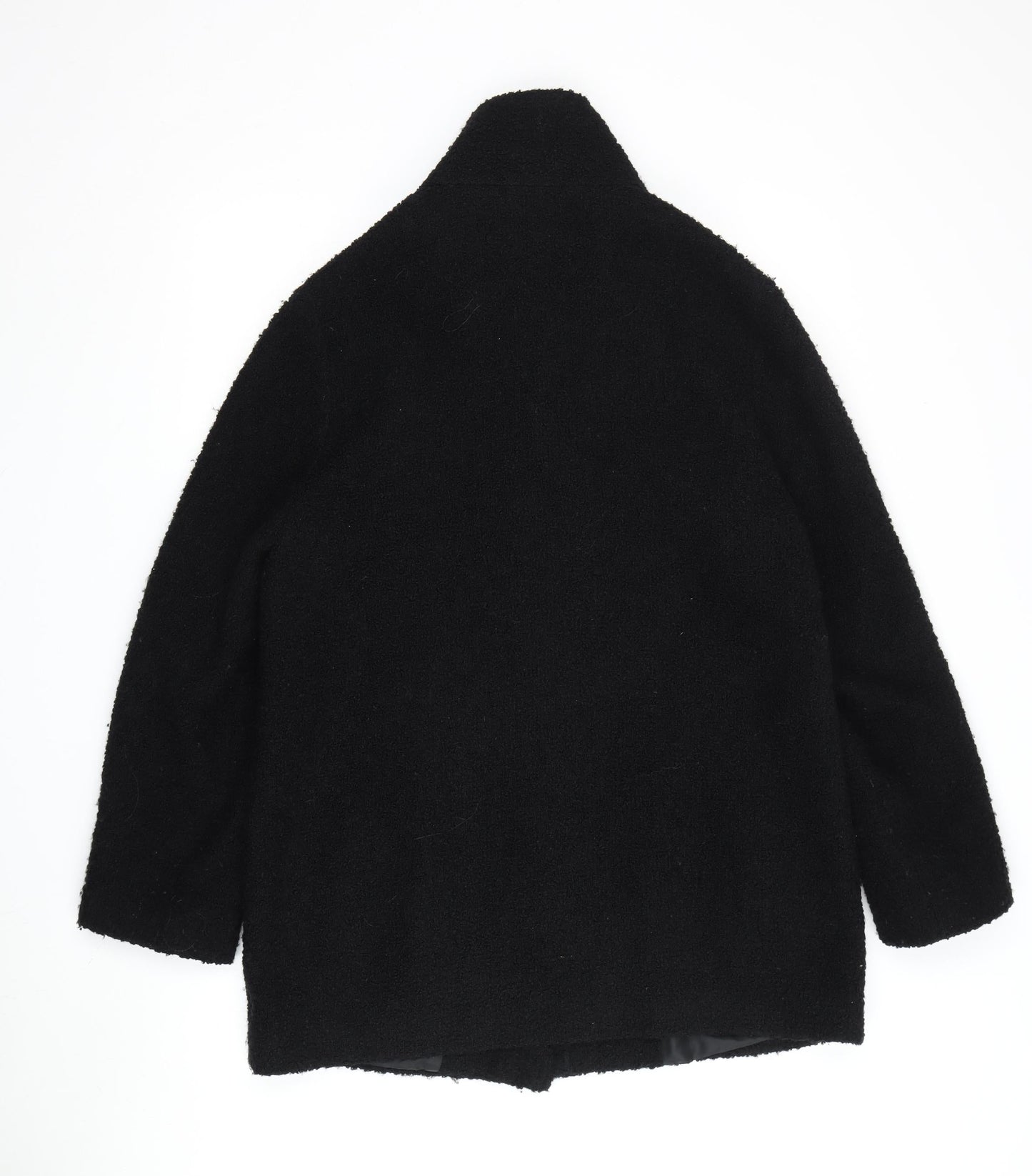 Womens UK Size 12 BHS Black Overcoat
