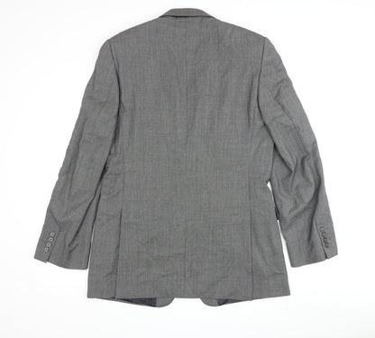 Mens UK Size 40 Jaeger Regular Grey Suit Jacket