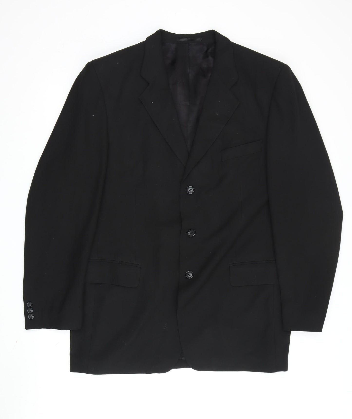 Mens UK Size 44 Copperstone Regular Black Suit Jacket