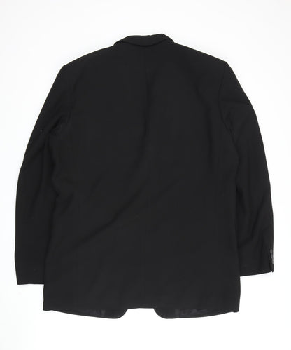 Mens UK Size 44 Copperstone Regular Black Suit Jacket