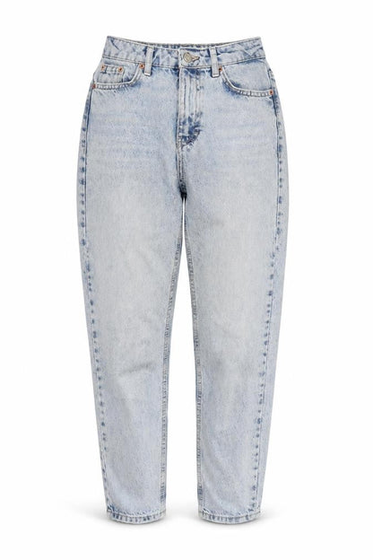 Womens UK Size 6 Topshop Regular Fit Mom Blue Jeans