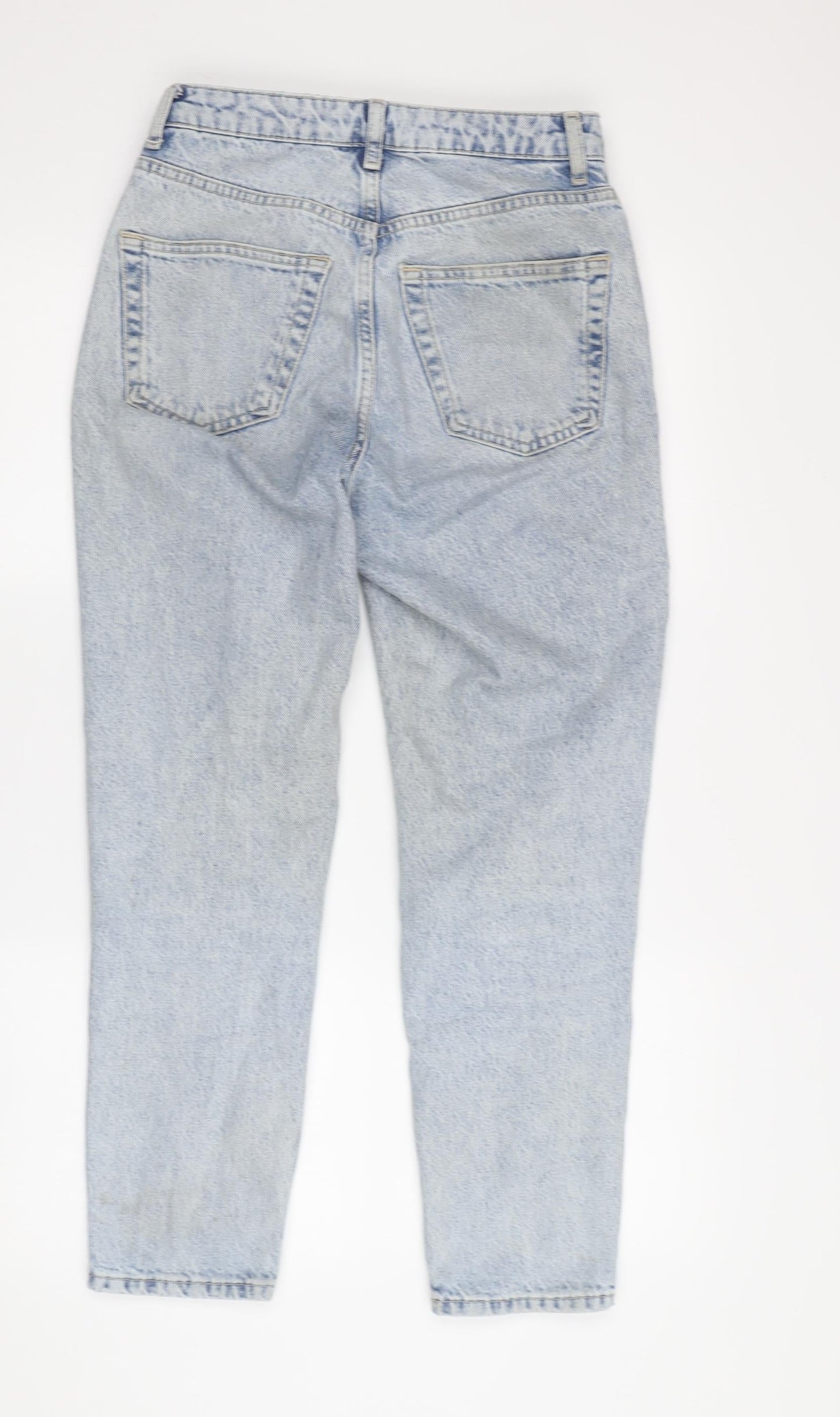 Topshop Women's Blue Mom Jeans Size 6 High Waist