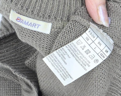 Damart Men's Beige Knit Pullover Jumper L