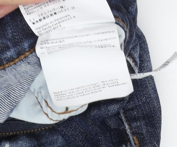 Hugo Boss Men's Blue Straight Slim Jeans - 33