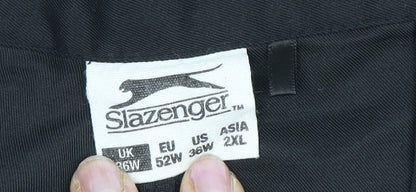 Slazenger Men's Black 2XL Chino Shorts Casual