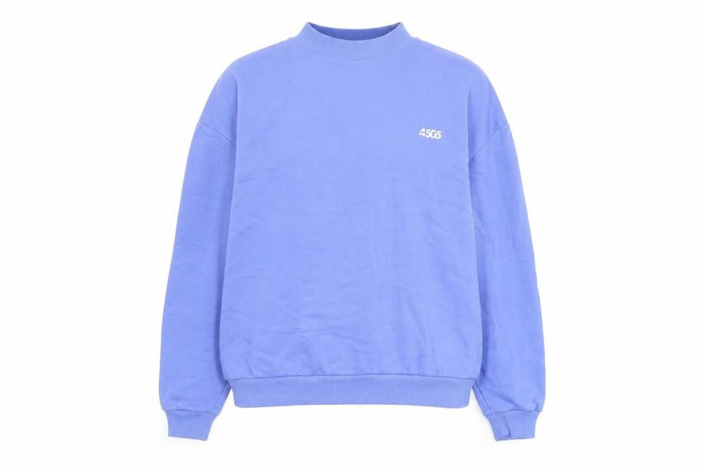 Front view of ASOS Women's Blue Pullover Sweatshirt, size 10